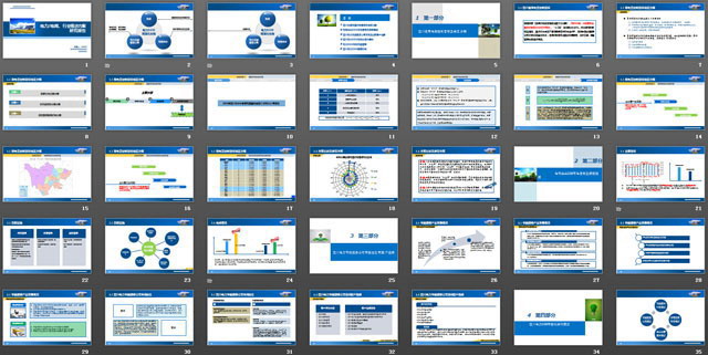 国家电网电力行业PowerPoint模板下载